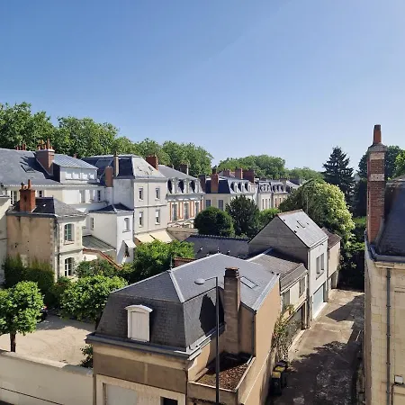 Appartement Elegant T2 - Le Fouquet Parking Prive & Confort Tours